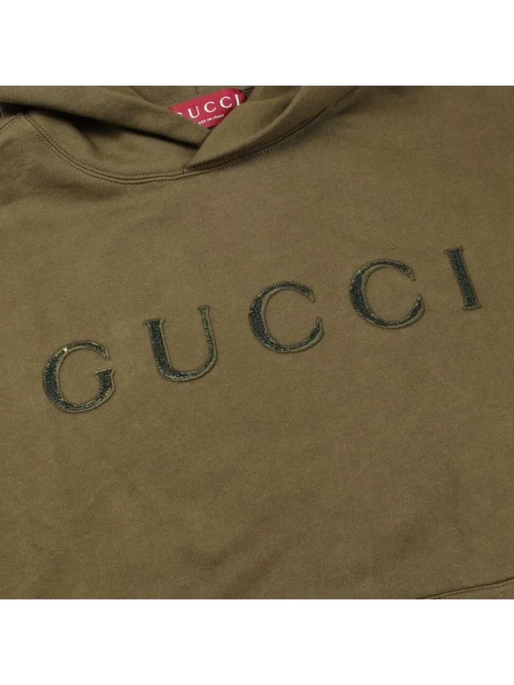 Gucci Hoodie Sequin Logo Cotton Pullover